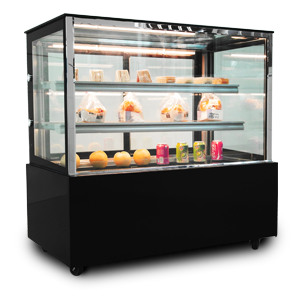 CBY Right angle bakery display case