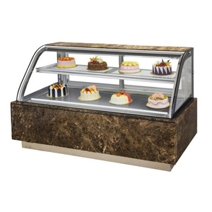 R&Luxury double arc double chocolate display case